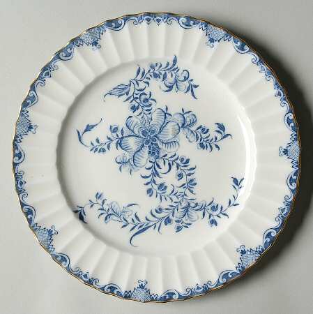 Mansfield Blue Luncheon Plate