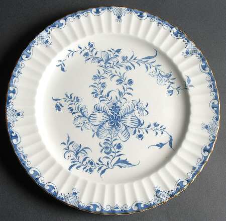 Mansfield Blue 13" Chop Plate (Round Platter)