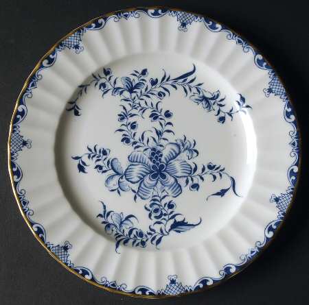 Mansfield Blue Bread & Butter Plate