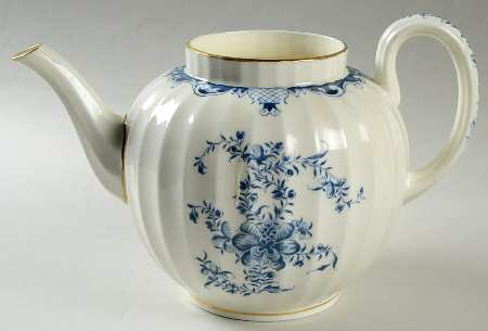Mansfield Blue Teapot No Lid