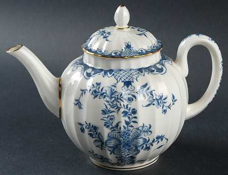 Mansfield Blue Mini Teapot & Lid