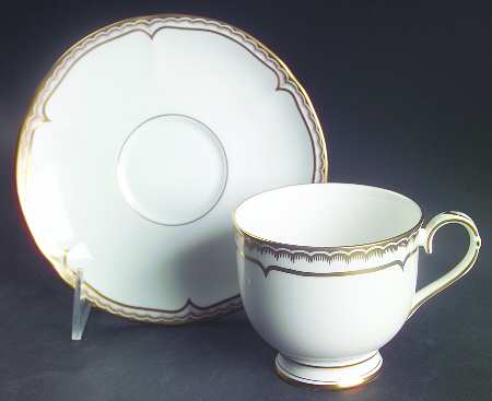 Marquis (Newer, 1991) Footed Cup & Saucer Set