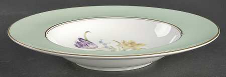 Miranda Light Green Large Rim Soup Bowl