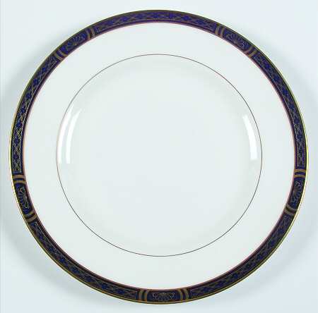 Mountbatten Cobalt Blue (Gold Trim) Luncheon Plate