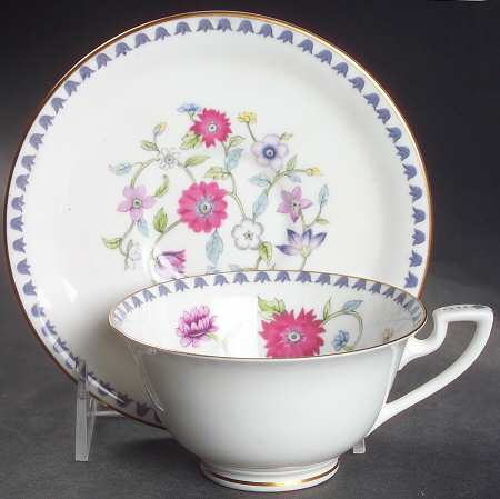 Patricia Footed Cup & Saucer Set