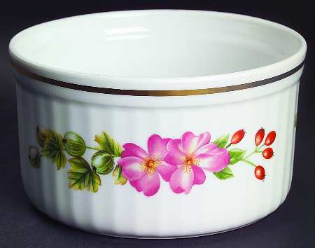 Pershore (Gold Trim) 6" Souffle