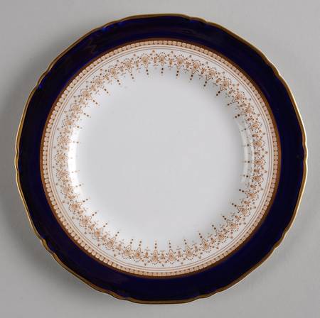 Regency Blue Dessert/Pie Plate