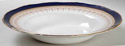 Regency Blue Large Rim Soup Bowl