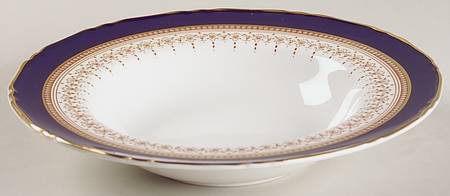 Regency Blue Rim Soup Bowl