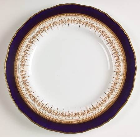 Regency Blue Luncheon Plate