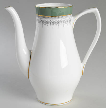 Regency Green and Gray (Newer) Coffee Pot No Lid