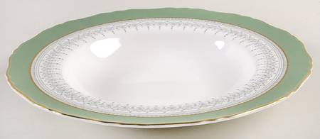 Regency Green and Gray (Newer) Large Rim Soup Bowl