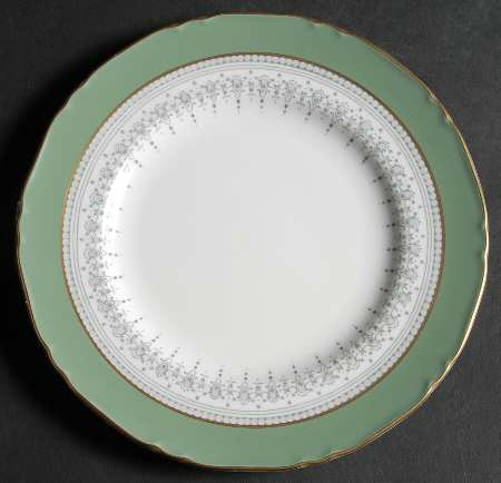 Regency Green and Gray (Newer) Dessert/Pie Plate
