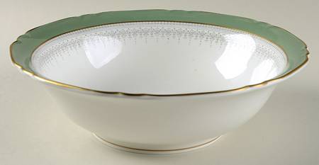Regency Green and Gray (Newer) 9" Round Vegetable Bowl