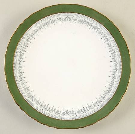 Regency Green and Gray (Newer) Cake Plate