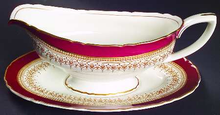 Regency Ruby Gravy Boat & Underplate