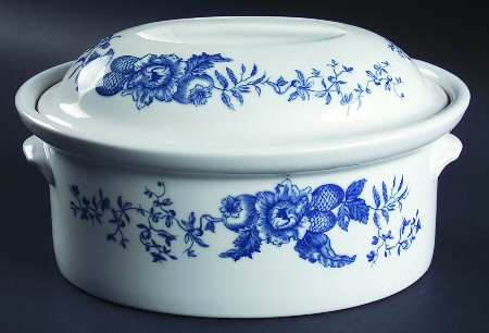 Rhapsody 1.75 Quart Oval Covered Casserole