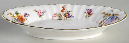 Roanoke White Pickle Dish