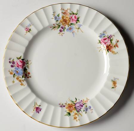 Roanoke White Salad Plate