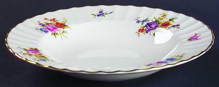 Roanoke White Rim Soup Bowl