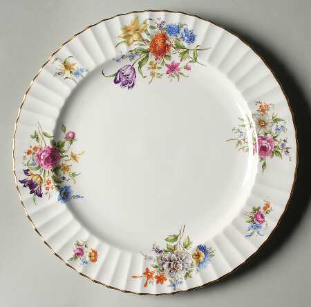 Roanoke White 12" Chop Plate (Round Platter)