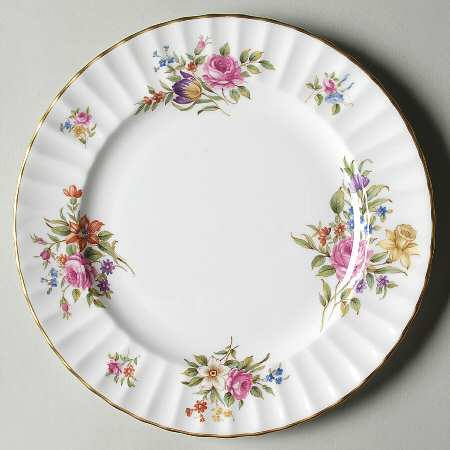 Roanoke White Luncheon Plate