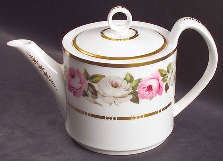 Royal Garden (Dotted Inner Ring) Small Teapot & Lid