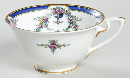 Rosemary Dark Blue White Footed Cup