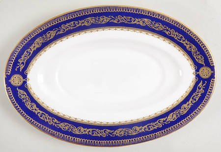 Sandringham Cobalt Blue Underplate for Gravy Boat