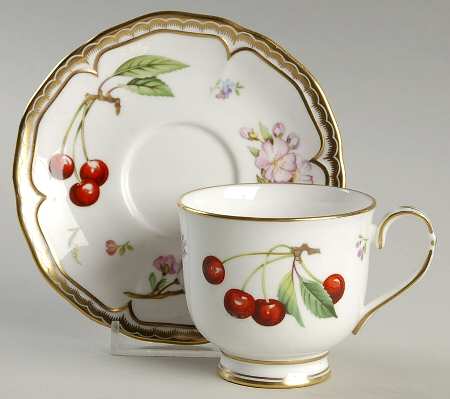 Sandringham Footed Demitasse Cup & Saucer Set