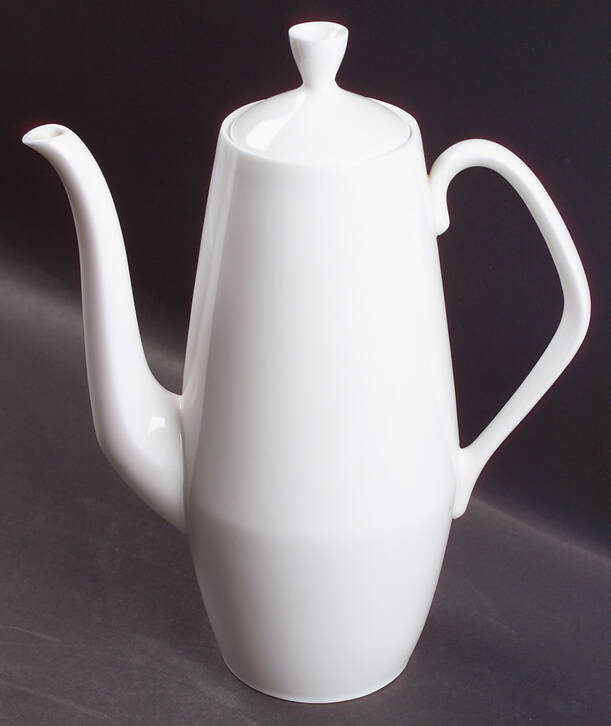 Snow (Z2697, No Trim) Coffee Pot & Lid