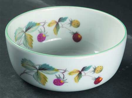 Strawberry Fair (Oven To Table, Bluetrim) Individual Salad Bowl