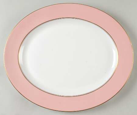 Ventura Rose 15" Oval Serving Platter