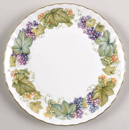 Vine Harvest Cake Plate
