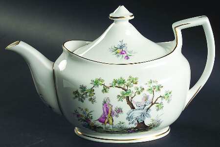 Watteau Teapot & Lid
