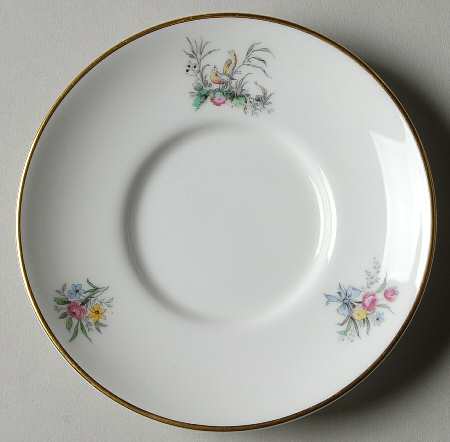 Watteau Saucer for Demitasse Cup