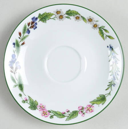 Worcester Herbs (Green Trim) Saucer