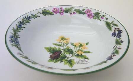 Worcester Herbs (Green Trim) Coupe Cereal Bowl