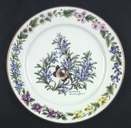 Worcester Herbs (Gold Trim) by Royal Worcester