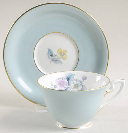 Woodland Footed Cup & Saucer Set