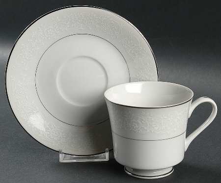 Christina Footed Cup & Saucer Set