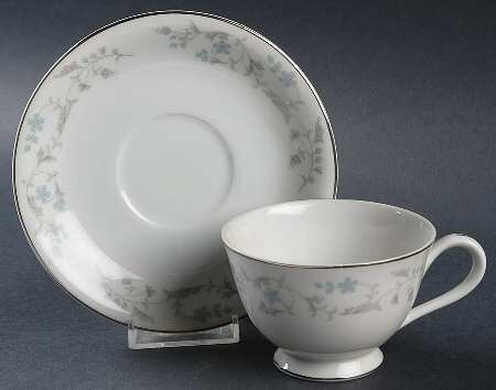 Fairlawn Footed Cup & Saucer Set