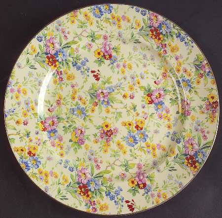 Floral Feast Luncheon Plate