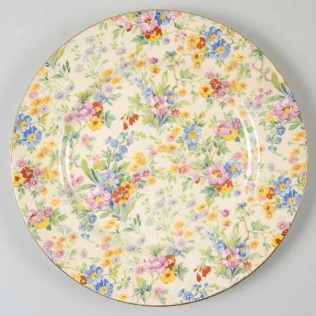 Floral Feast Salad Plate