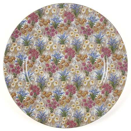 Marguerite (Gold Trim) Bread & Butter Service Plate (Chop Plate) by Royal Winton