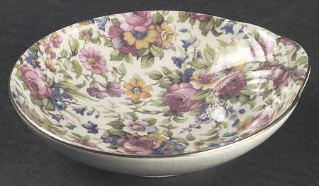 Summertime (Pre 1960, Cream Background, Gold Trim) Bon Bon