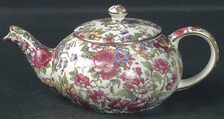 Summertime (Earthenware, Circa 1995) Individual Teapot & Lid