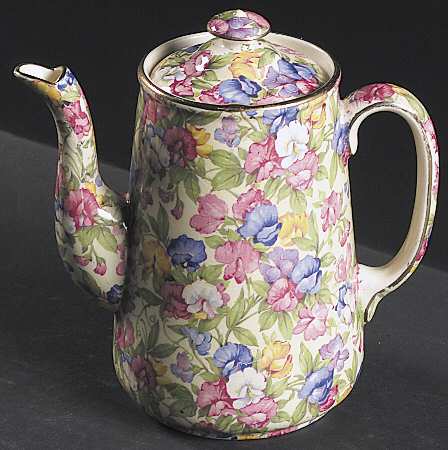 Sweet Pea Greek Shape Coffee Pot & Lid