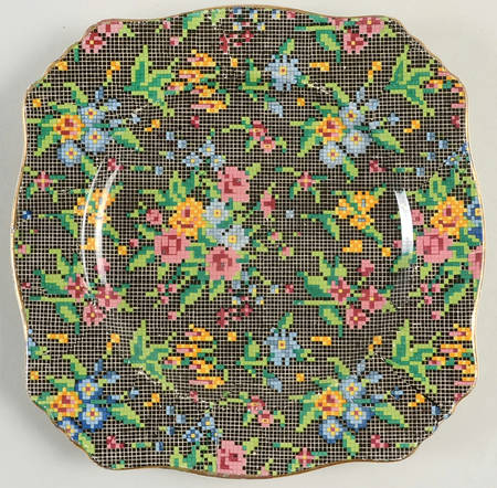 Victorian Square Salad Plate