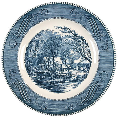 Currier and Ives Blue by Royal (USA)